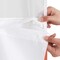 Americanflat 72x75 Hookless Shower Curtain - Abstract Pink Green Orange Shower Curtain with Sheer Panel, Snap-In Liner, and Grommets - 100% Polyester
